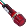 PACK OF 10 YuCo YC-9WRT-1R-12-10 RED LED 9MM 12V AC/DC