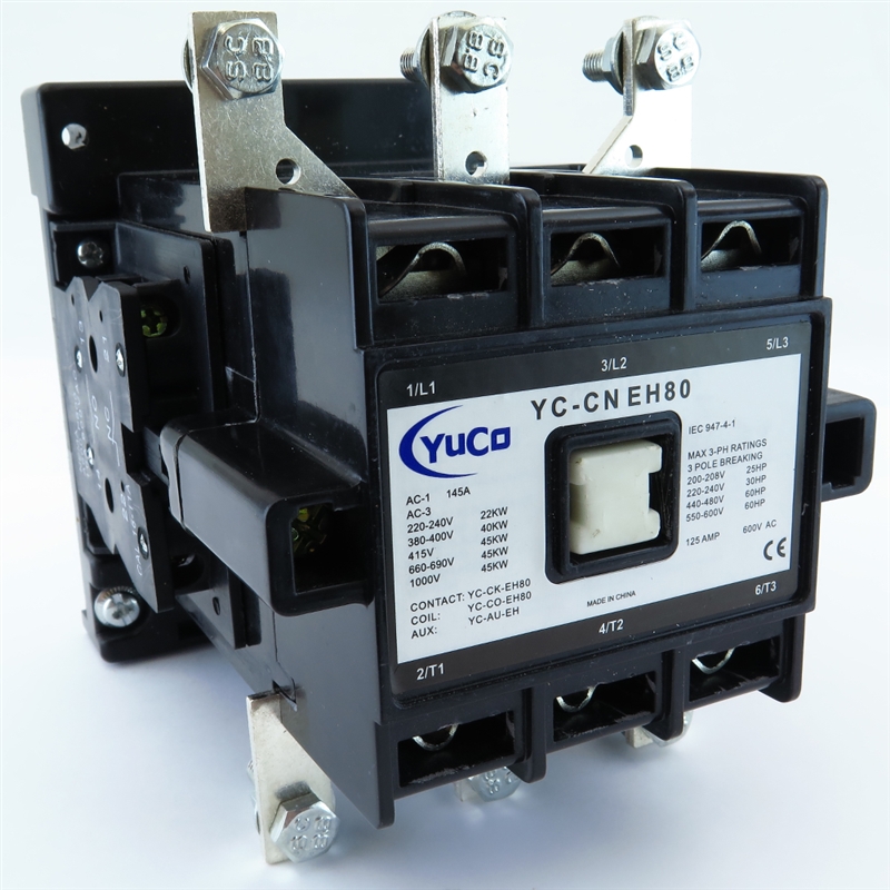 YuCo YC-CN-EH80-2 120V AC MAGNETIC CONTACTOR