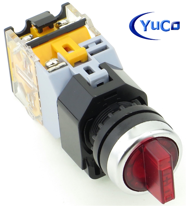 YC-SS22PMA-I2R-1 ILLUMINATED SELECTOR SWITCH