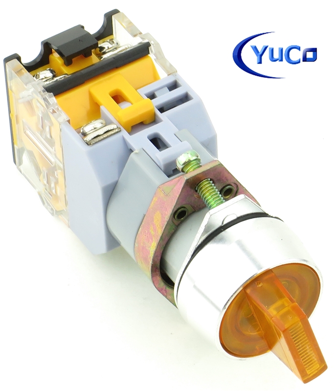 YC-SS22XPMA-I2Y-3 ILLUMINATED SELECTOR SWITCH