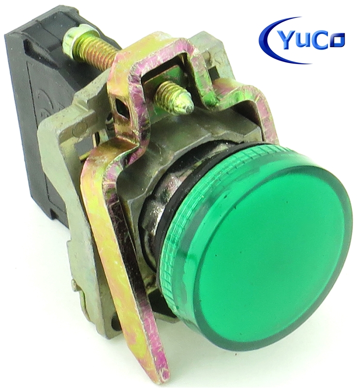 YuCo YC-XB4BV63-220-G HIGH QUALITY AFTERMARKET PUSH BUTTON LED LIGHT MODULE FITS TELEMECANIQUE TYPE XB4 XB4BV63 220/240V  AC/DC