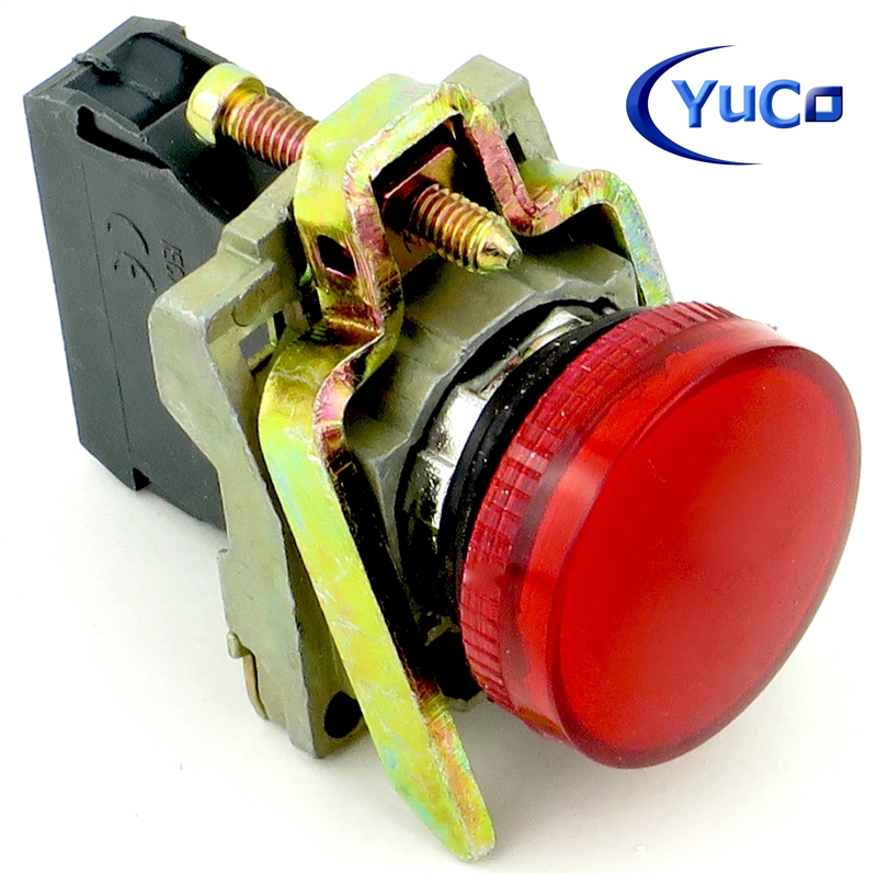 YuCo YC-XB4BV64-220-R HIGH QUALITY AFTERMARKET PUSH BUTTON LED LIGHT MODULE FITS TELEMECANIQUE TYPE XB4 XB4BV64 220/240V  AC/DC