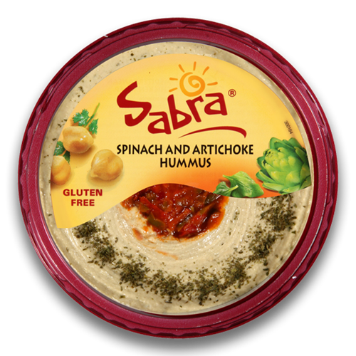 SABRA SPINACH AND ARTICHOKE HUMMUS