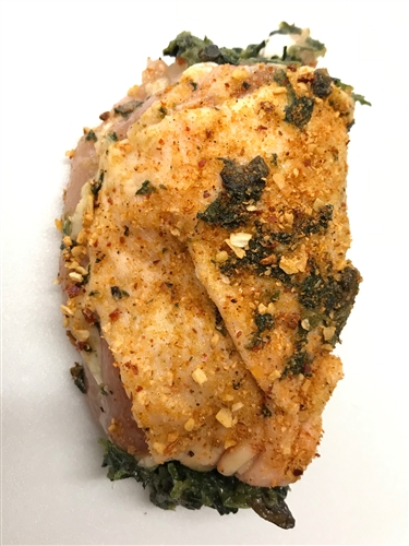 Spinach & Mushroom Stuffed CHICKEN THIGHS