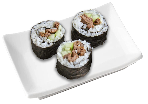 TK Sushi Pulled BBQ Beef Maki