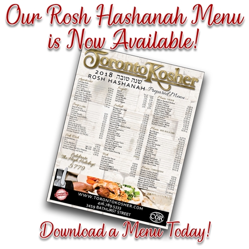 Toronto Kosher 2018 Rosh Hashanah - Prepared Menu
