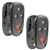 2 New Just the Case Shell Keyless Entry Remote Key Fob for Acura CL RL TL TSX (OUCG8D-387H-A)