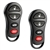 2 New Keyless Entry Remote Key Fob for Chrysler Dodge Jeep (04602260)