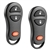 2 New Keyless Entry Remote Key Fob for Chrysler Dodge Plymouth (04686481)