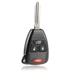 New Keyless Entry Remote Key Fob for Chrysler Dodge Jeep (KOBDT04A, OHT692427AA)