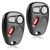 2 New Keyless Entry Remote Key Fob for Cadillac GMC Chevy (15042968)