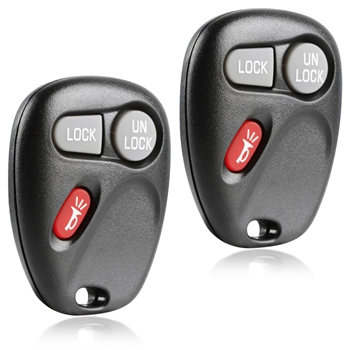 2 New Keyless Entry Remote Key Fob for Cadillac GMC Chevy (15042968)