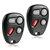 2 New Keyless Entry Remote Key Fob for Astro Blazer Jimmy Safari (15043458)