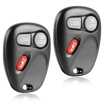 2 New Keyless Entry Remote Key Fob for 1998-2001 Chevy GMC Oldsmobile (15732803)