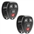 2 New Just the Case Keyless Entry Remote Key Fob Shell for 15913416