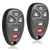 2 New Keyless Entry Remote Key Fob for 15912860