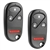 2 New Keyless Entry Remote Key Fob for 1998-2002 Honda Accord & 1999-2003 Acura TL (KOBUTAH2T)