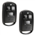 2 New Keyless Entry Remote Key Fob for 2003-2005 Kia Sedona & Sorento (PLNBONTEC-T009)