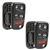 2 New Keyless Entry Remote Key Fob Shell Case for 1999-2004 Honda Odyssey (OUCG8D-440H-A, E4EG8DN)