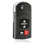 New Keyless Entry Remote Flip Key Fob for 2005-2008 Mazda 6 RX-8 (KPU41788)