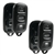 2 New Just the Case Keyless Entry Remote Key Fob Shell for HYQ12BAN, HYQ12BBX, HYQ1512Y