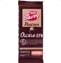 Chocolate Oscuro Savoy 55% cacao x 4