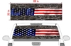 American Flag Camo Stripe See Thru Window Wrap 22"x68"