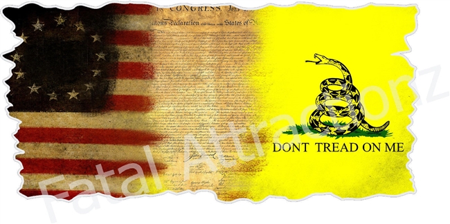 Betsy Ross Gadsden Flag Declaration