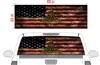 Distressed American Gadsden Flag See Thru Window Wrap 22"x68"