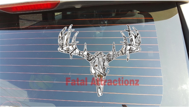 Snowstorm Camo Deer Skull S4