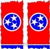 Tennesse Flag Cornhole Cover