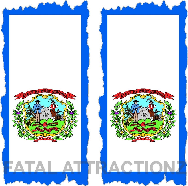 West Virginia Flag Cornhole Cover