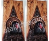 Woodland Camo Boards Turkey Cornhole Cover Wrap