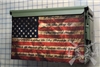 Distressed American Flag Pledge of Allegiance Ammo Can Wrap pair
