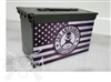 Homeland Security American Flag Ammo Can Box Wrap Set
