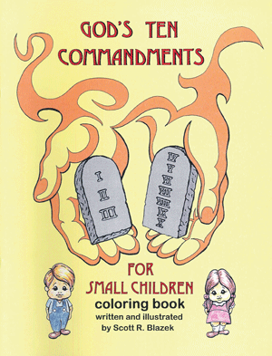 God’s Ten Commandments Coloring Book
by Scott Blazek
A coloring book that illustrates the Ten Commandments to help children learn about God’s Law and his love for us.