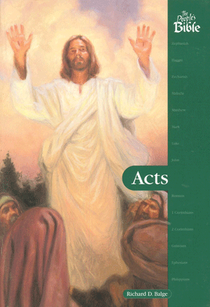 Acts
Author: Richard D. Balge
Luke wrote Acts as a continuation of his gospel. In this book Luke recorded the growth of the early church after Jesus ascended to heaven. The first part of the book records the growth of the church in and around Jerusalem.