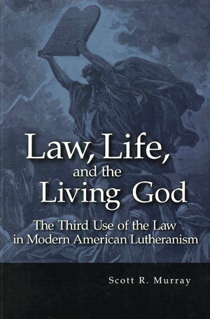 Law, Life, and the Living God
by S.R. Murray
“This book summarizes the theological debate over the third use in both early and modern Lutheranism. He carefully analyses the unsuccessful efforts to avoid the ethical disaster invited by modern misreading