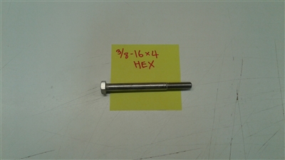 3/8-16 X 4" HEX BOLT