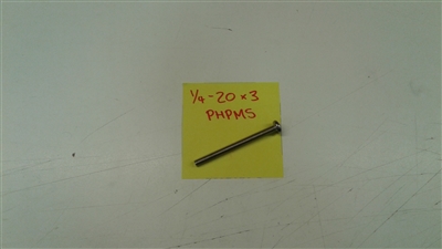 1/4 - 20 X 3" PHPMS
