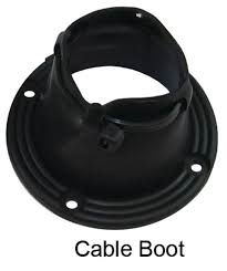 CABLE BOOT AND RING, 3"