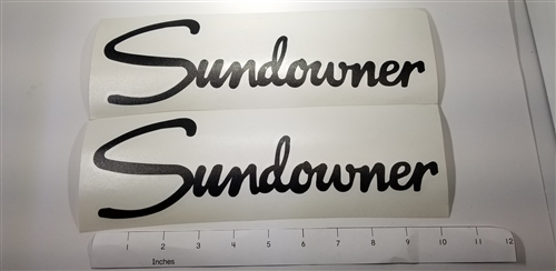 Rear Sundowner Logo-Black