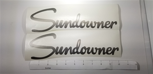 Rear Sundowner Logo-Smoke