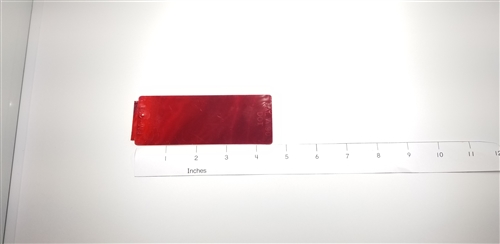 Red Flexible Reflector 2 3/4"x 4-3/8"