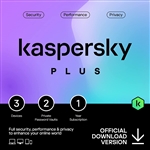 Kaspersky Plus Internet Security 2024 3 Device 1 Year Antivirus PC/Mac/Android Download