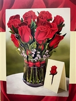 Red Roses - Life-Sized Pop-up Flower Bouquet