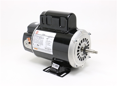 2 speed 115v 10.3A 48fr C55SWKTK-2124 Motor by US Motors 60Hz 5.6" Diam. BARE MOTOR, 3420410-1