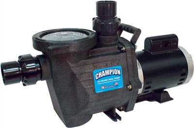 CHAMPS-220 Champion Waterway Inground Swimming Pool Pump 56fr 2.0 hp 11.0 / 4.0 Amp 230v, 2" 2 speed