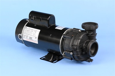 DJS245258220 12A 230V 2-spd 48Fr spa pump 3.1" OD threaded connections 5.6" diameter motor DJ pump Dura Jet pump