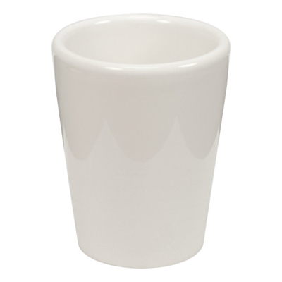 1.5 oz white ceramic sublimation shot glass